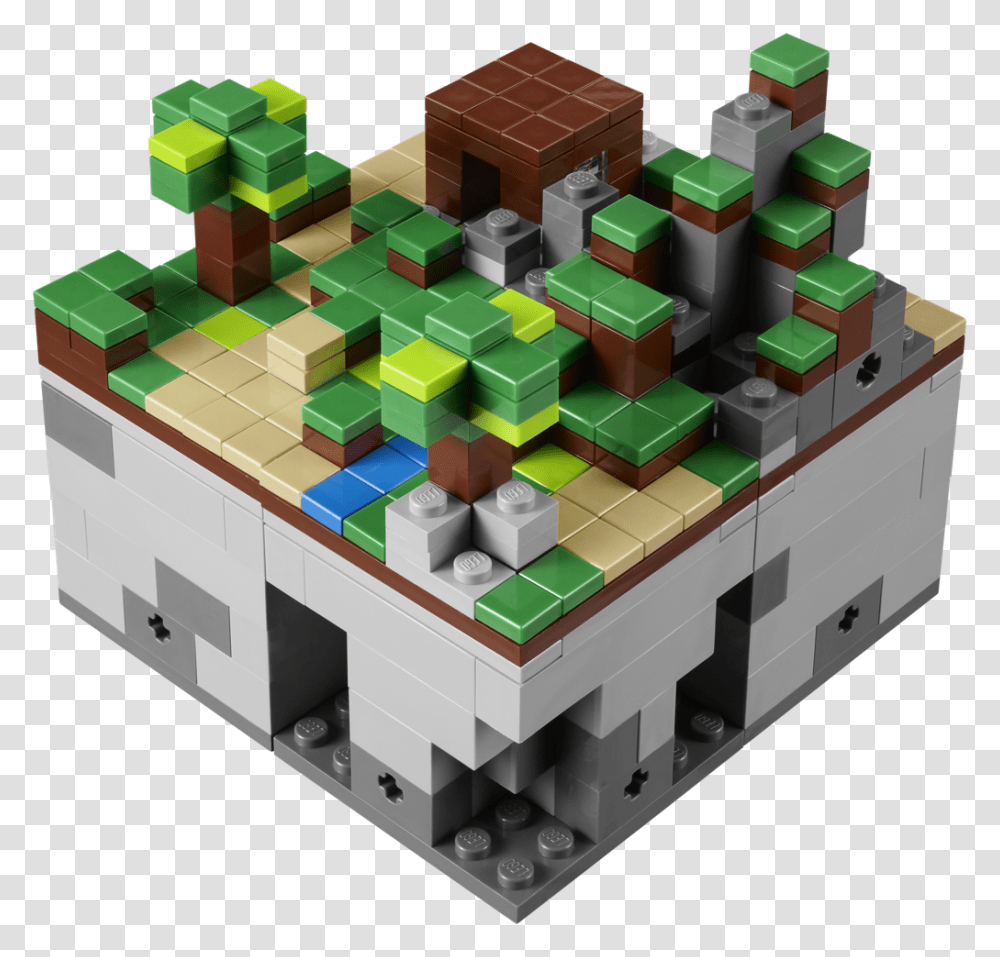 Mini Lego Minecraft Micro World, Toy, Rubix Cube, Housing, Building Transparent Png