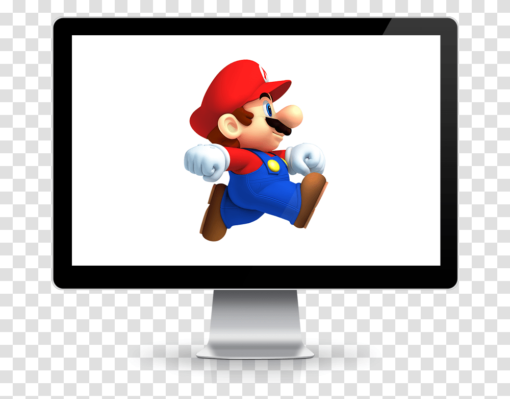 Mini Mario, Super Mario, Screen, Electronics, Toy Transparent Png