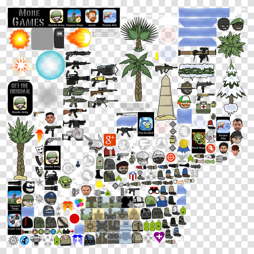 Mini Militia Files, Collage, Poster, Advertisement Transparent Png