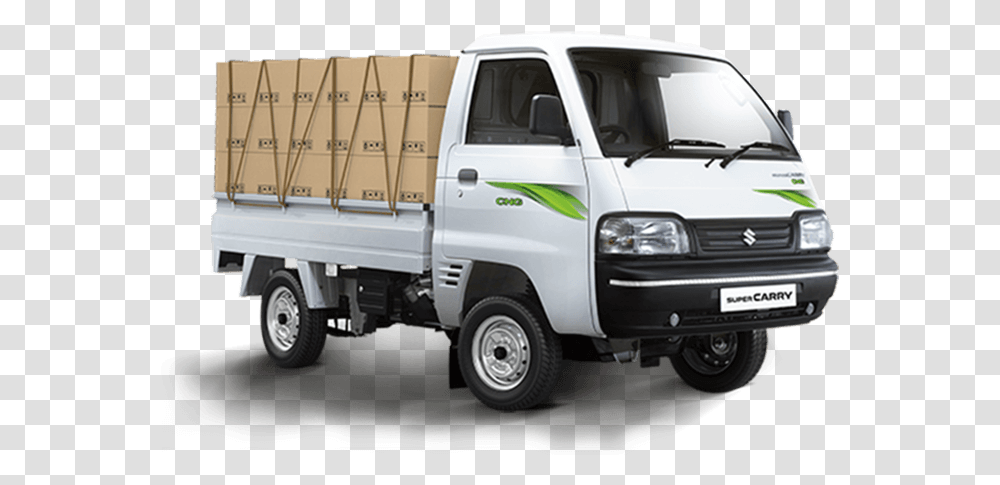Mini Pickup Truck Price Maruti Suzuki Carry, Vehicle, Transportation, Moving Van, Bumper Transparent Png