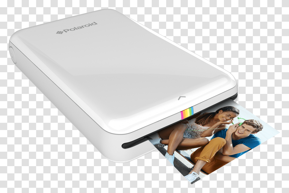 Mini Polaroid Printer, Person, Human, Machine, Furniture Transparent Png