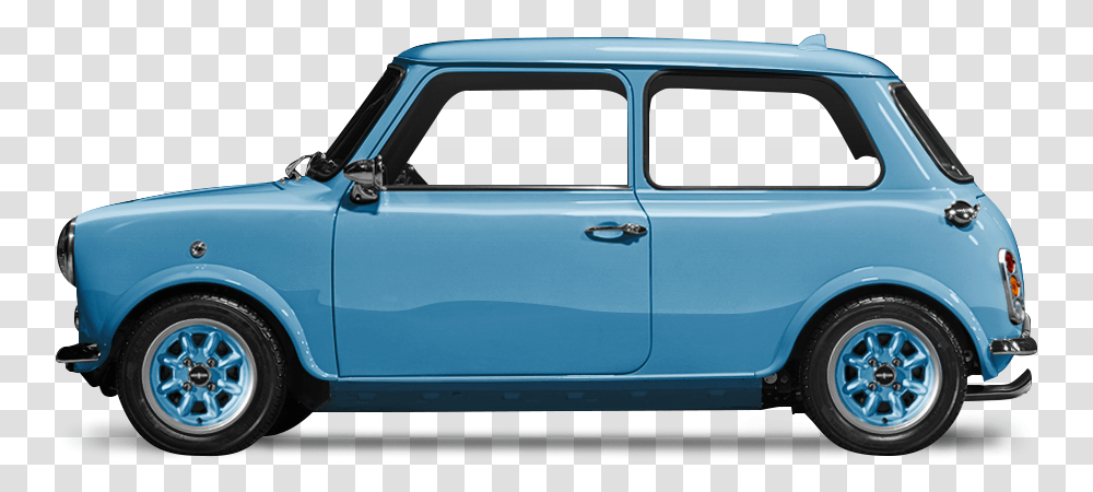 Mini Remastered By David Brown Automotive David Brown Racing Green Classic Mini, Car, Vehicle, Transportation, Wheel Transparent Png