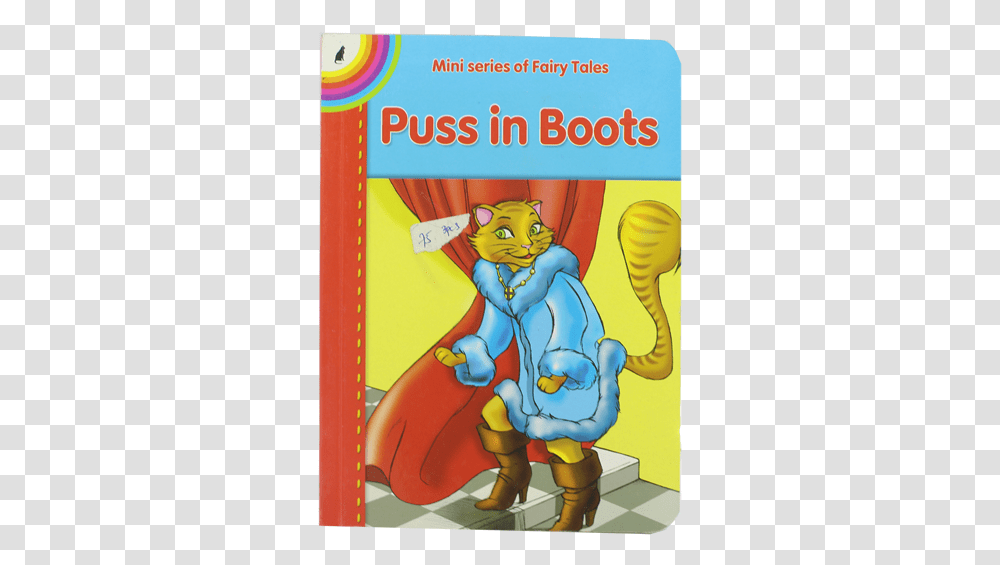 Mini Series Puss In Boots Cartoon, Book, Poster, Advertisement, Mammal Transparent Png
