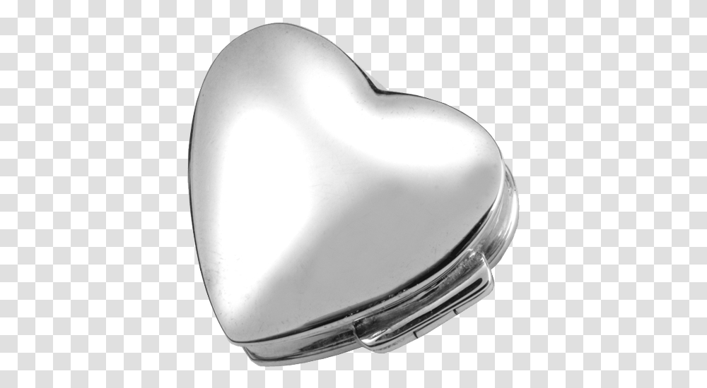 Mini Silver Sweet Heart Memento Solid, Lamp, Pottery, Cushion, Sweets Transparent Png