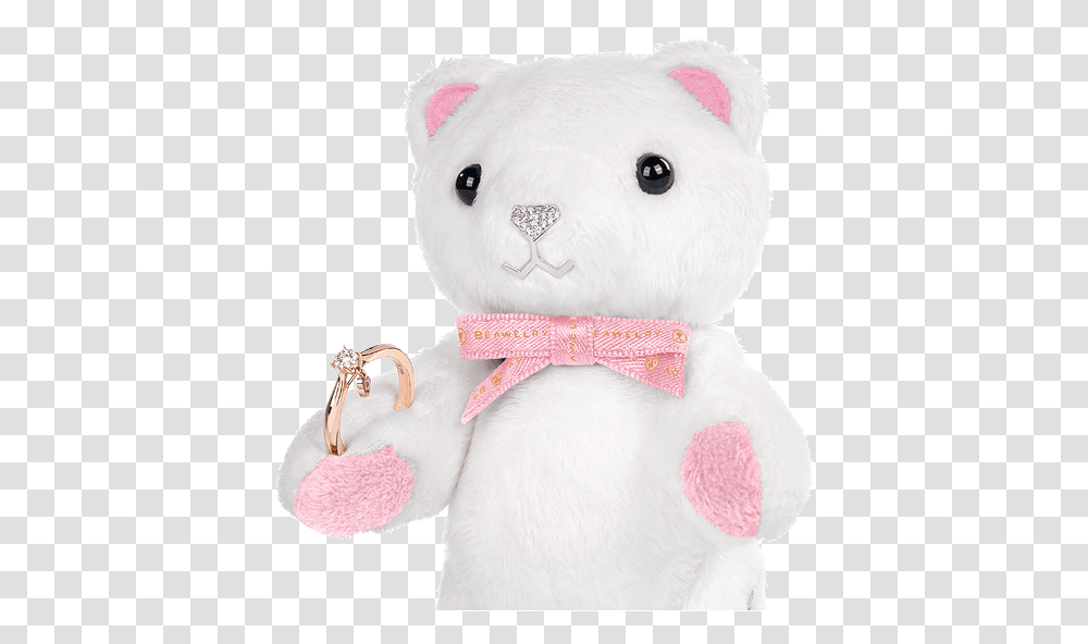 Mini Sparkle Beawelry Bear With A Ring Holder Teddy Bear, Toy, Plush, Doll Transparent Png