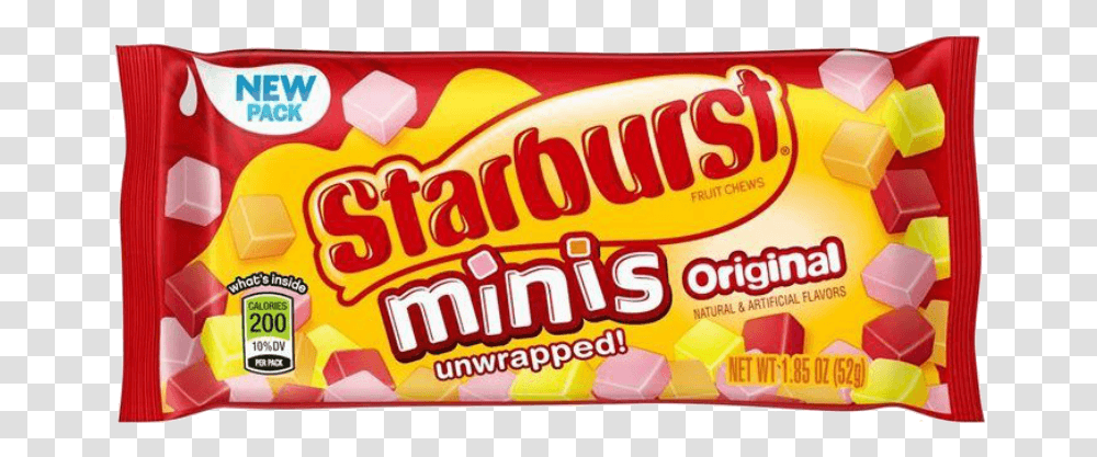 Mini Starburst Unwrapped Calories, Sweets, Food, Confectionery, Gum Transparent Png