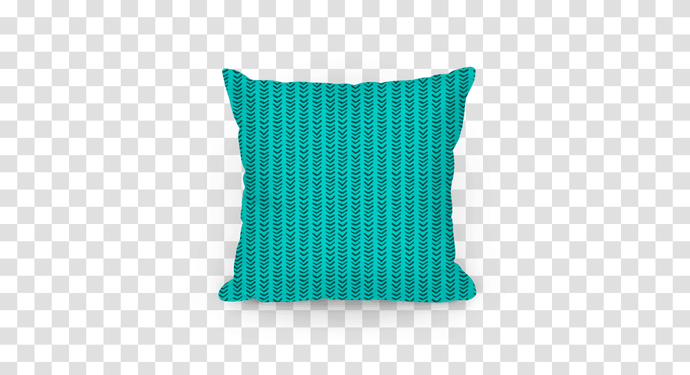 Mini Teal Chevron Pattern Throw Pillow Lookhuman, Cushion, Lamp Transparent Png