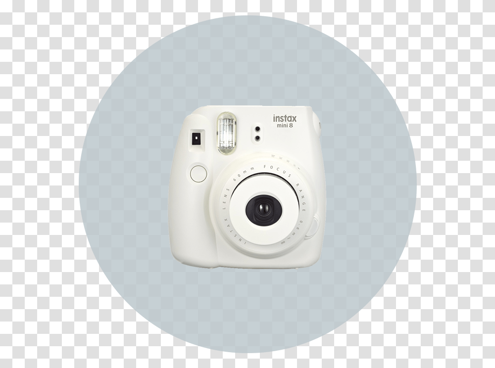 Mini White Instant Camera, Electronics, Digital Camera, Webcam Transparent Png
