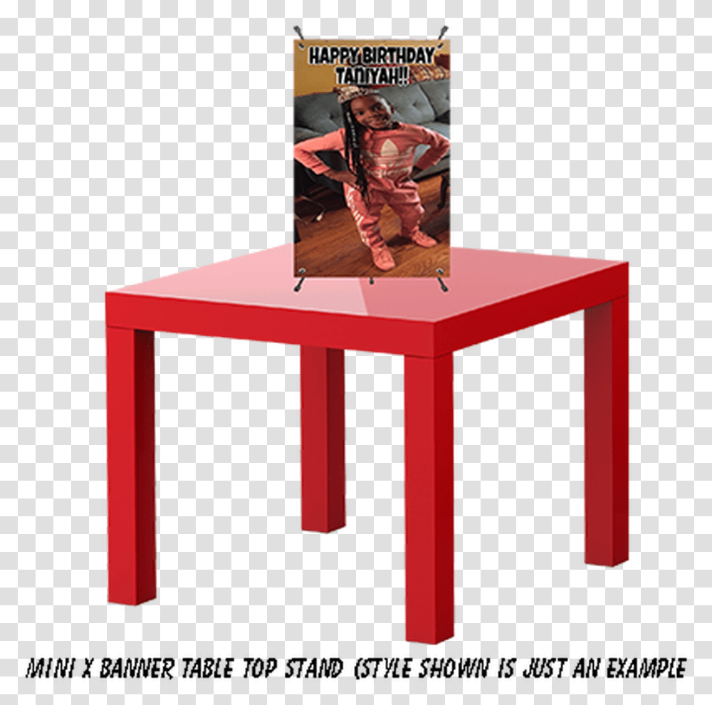 Mini X Frame Table Top Stand Table, Chair, Furniture, Person, Human Transparent Png
