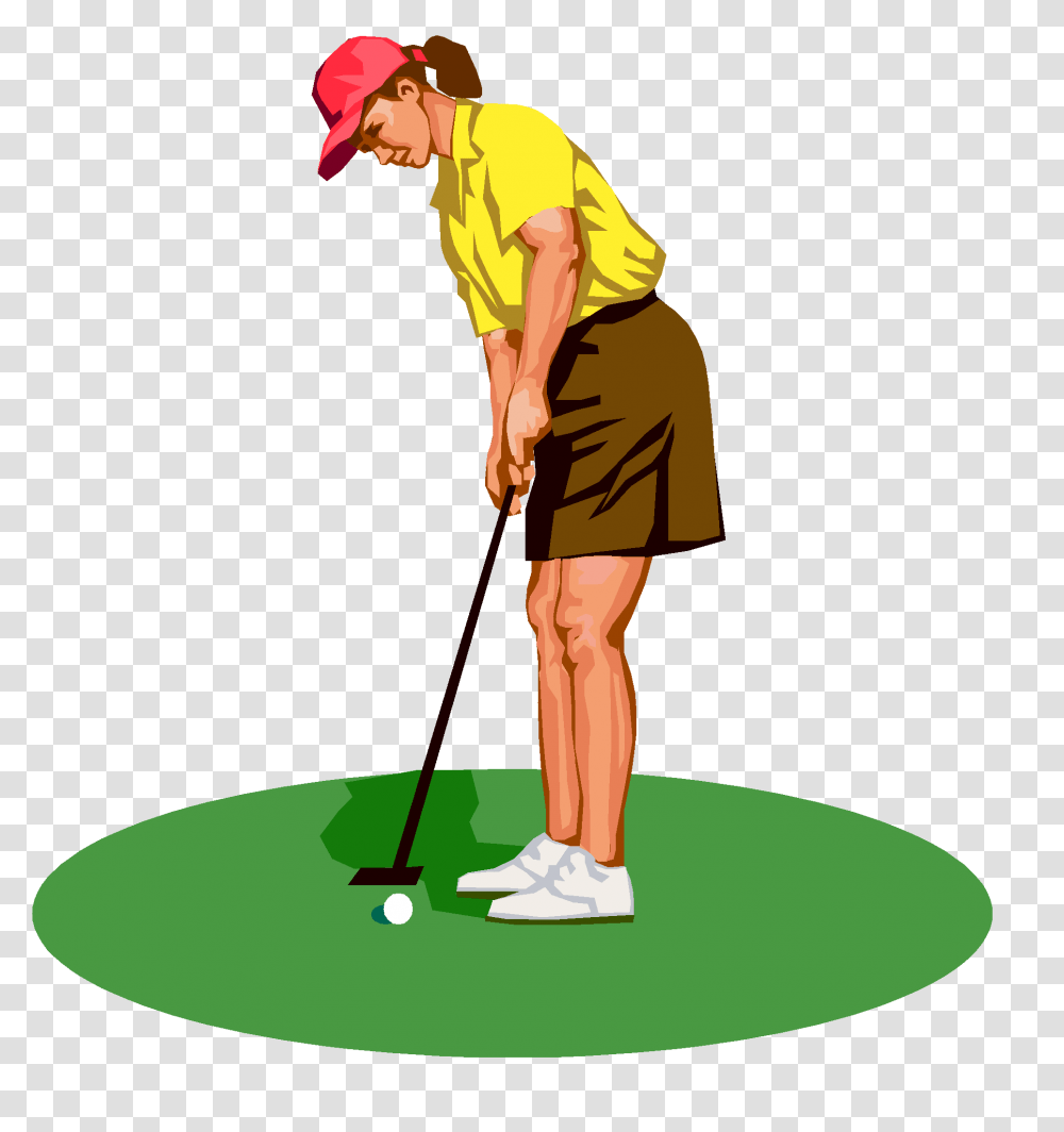 Miniature Golf Clip Art, Person, Human, Sport, Sports Transparent Png