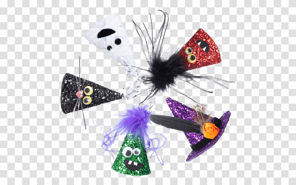 Miniature Party Hats Butterfly, Bird, Floral Design Transparent Png
