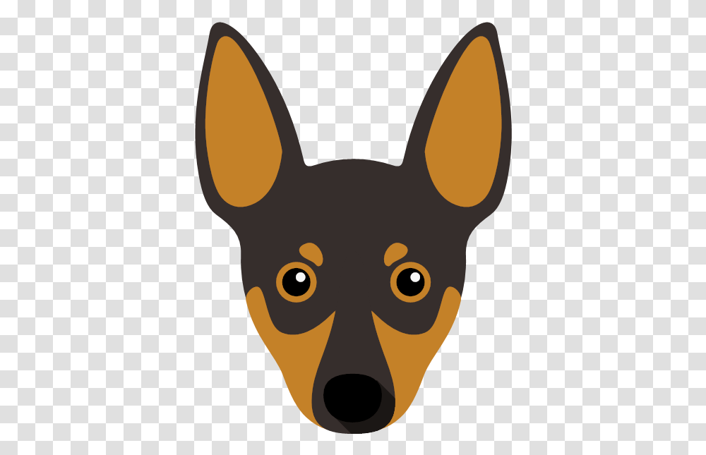 Miniature Pinscher Icon Pattern' Personalised Miniature Rat Terrier Icon, Mammal, Animal, Pet, Dog Transparent Png
