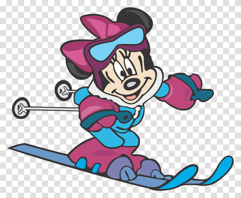 Minie Mouse 02 By Convitex Cartoon, Outdoors, Sled, Elf Transparent Png
