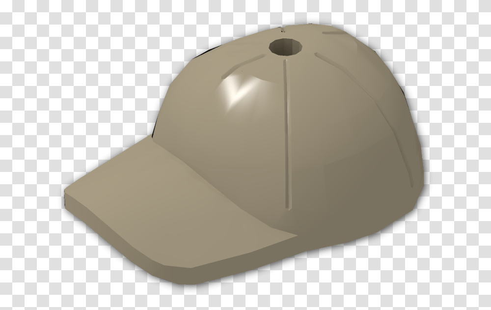 Minifig Cap With Short Arched Peak With Seams And Top Baseball Cap, Apparel, Hat, Hardhat Transparent Png