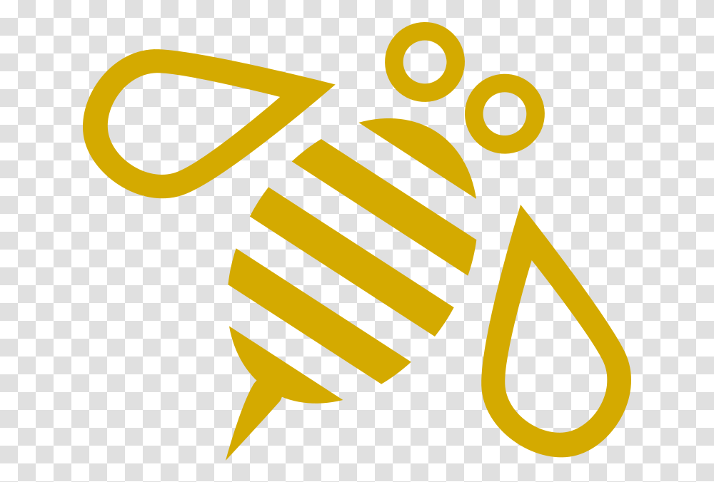 Minimal Bee Or Bumblebee Vector Bee, Label, Logo Transparent Png