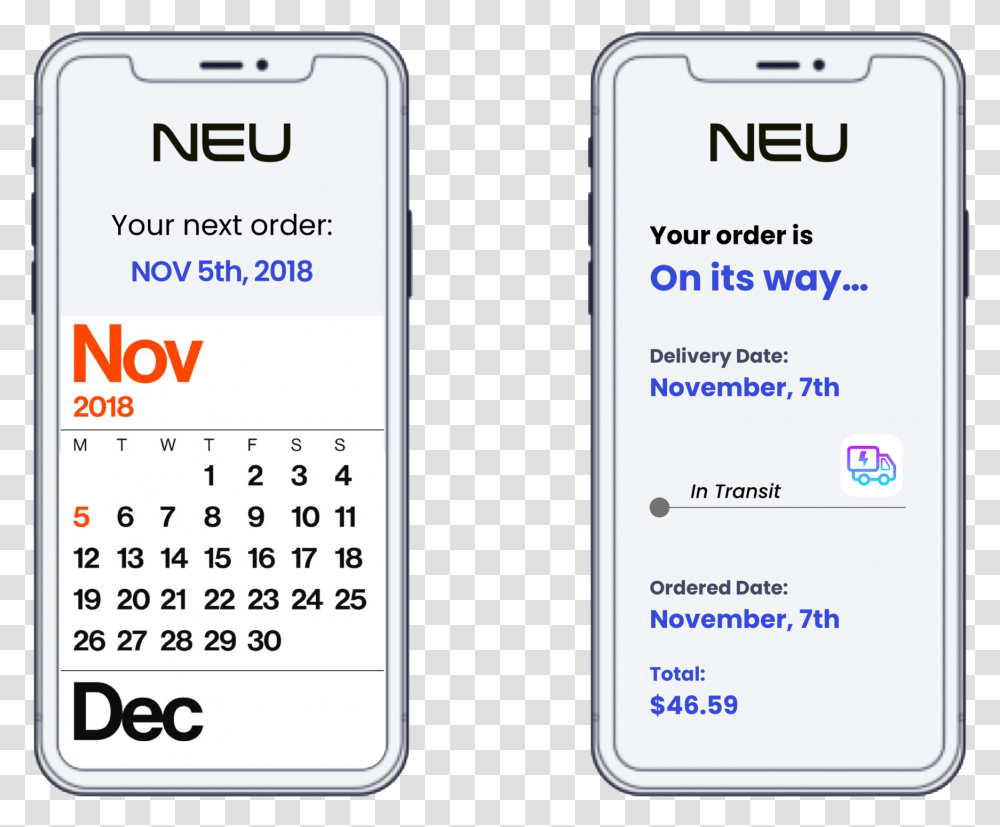 Minimal Calendar App Design, Mobile Phone, Electronics, Cell Phone Transparent Png