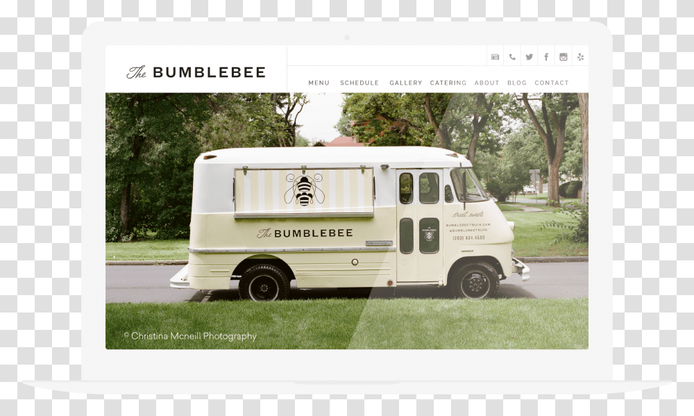 Minimal Food Truck Design, Vehicle, Transportation, Caravan, Rv Transparent Png