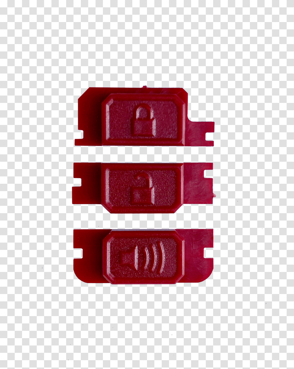 Minimalist Fob Buttons Red Plastic, Electrical Device, Text, Switch, PEZ Dispenser Transparent Png