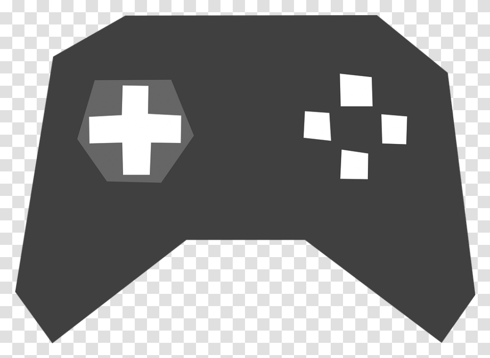 Minimalist Gaming Video Games Icon, Cushion, Stencil, First Aid, Furniture Transparent Png