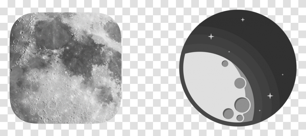 Minimalist Moon Icon, Outer Space, Night, Astronomy, Outdoors Transparent Png