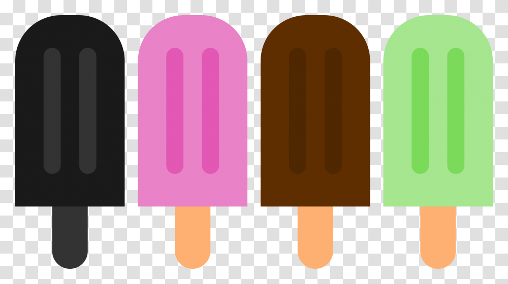 Minimalist Popsicle Vector Icons, Ice Pop Transparent Png