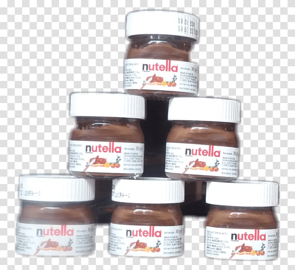 Mininutella Nutella Mini Nutella, Jar, Food, Potted Plant, Vase Transparent Png