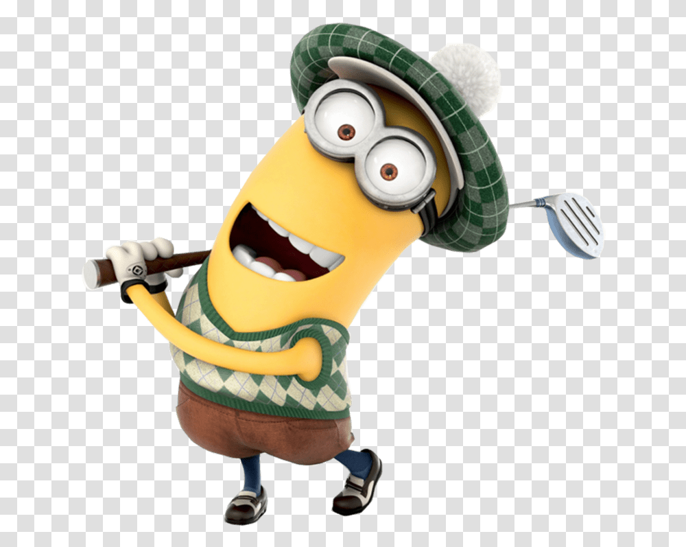Minion Golfer Minion Golf, Toy, Cutlery, Apparel Transparent Png
