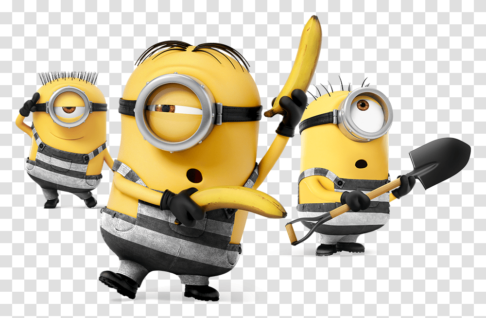 Minion Rush Prison Minion Banana, Person, Helmet, Bee, Insect Transparent Png