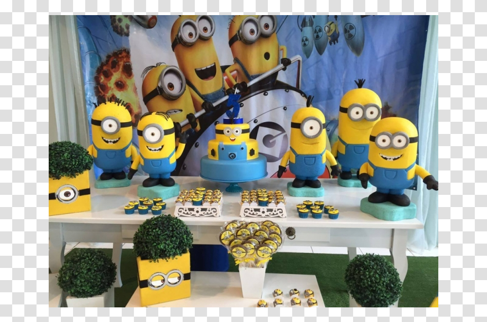 Minions Aniversario, Toy, Leisure Activities, Crowd, Meal Transparent Png