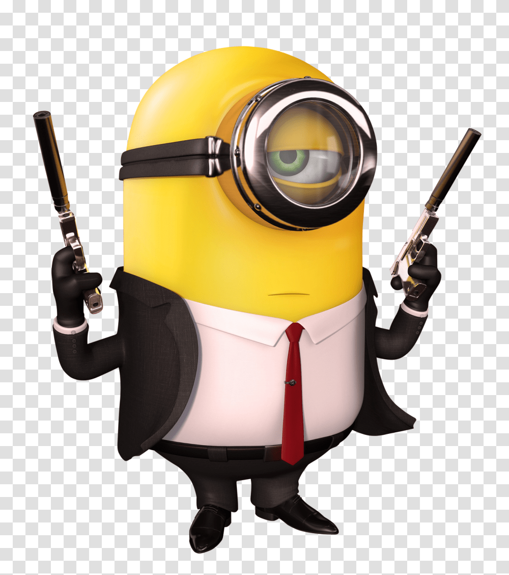 Minions, Character, Robot, Toy, Helmet Transparent Png