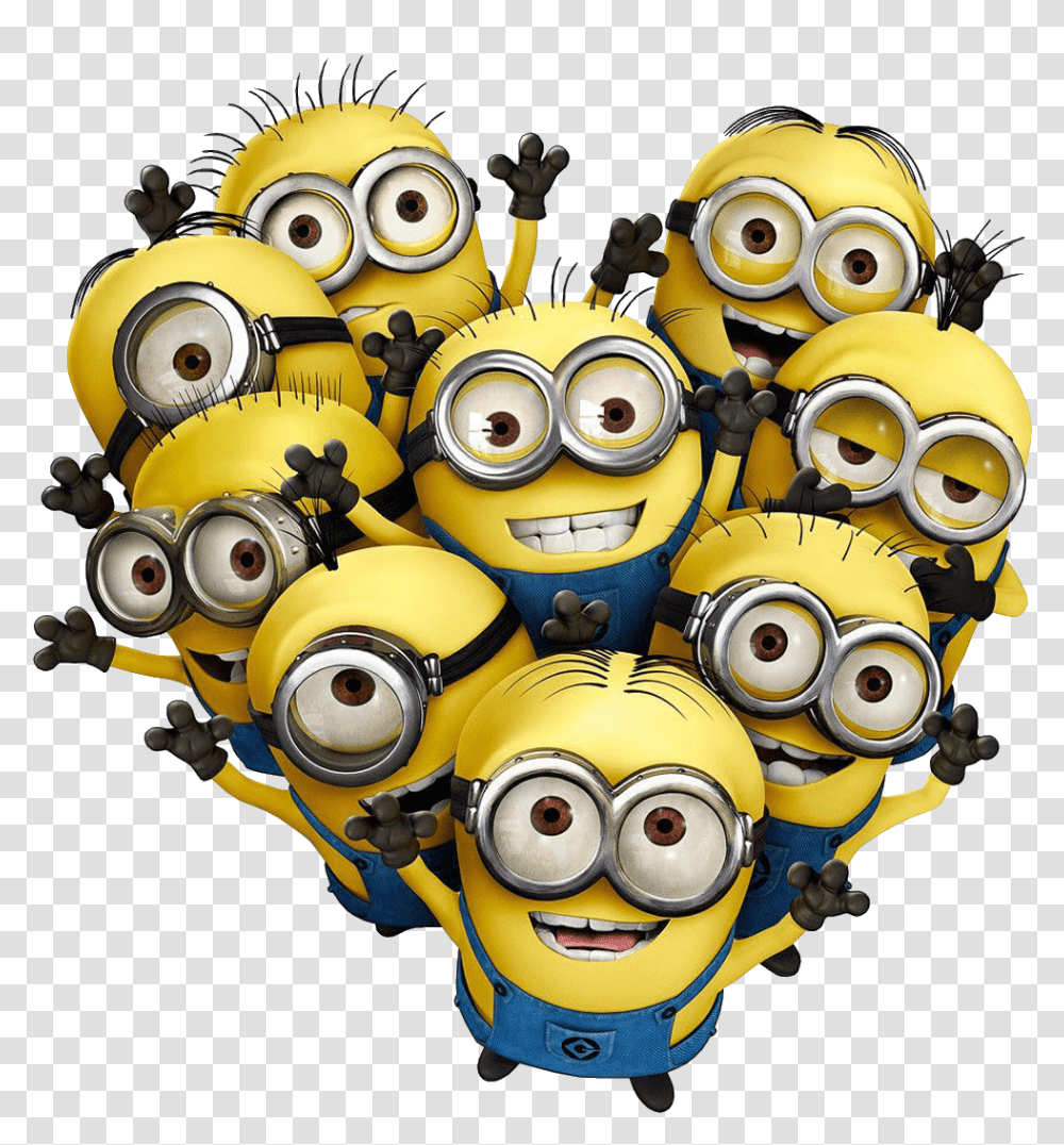 Minions Minion, Toy, Crowd, Huddle, Head Transparent Png