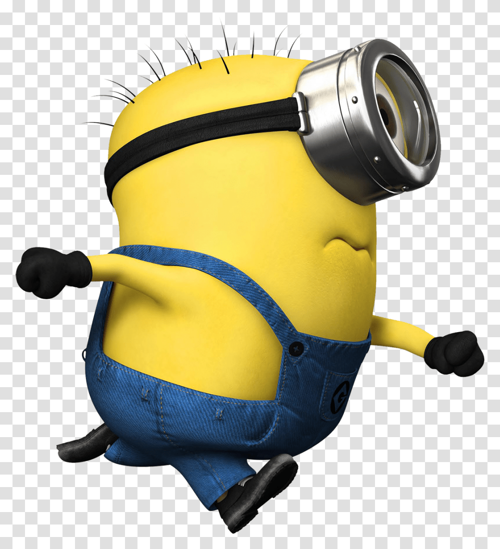 Minions Minions Running, Clothing, Apparel, Helmet, Person Transparent Png