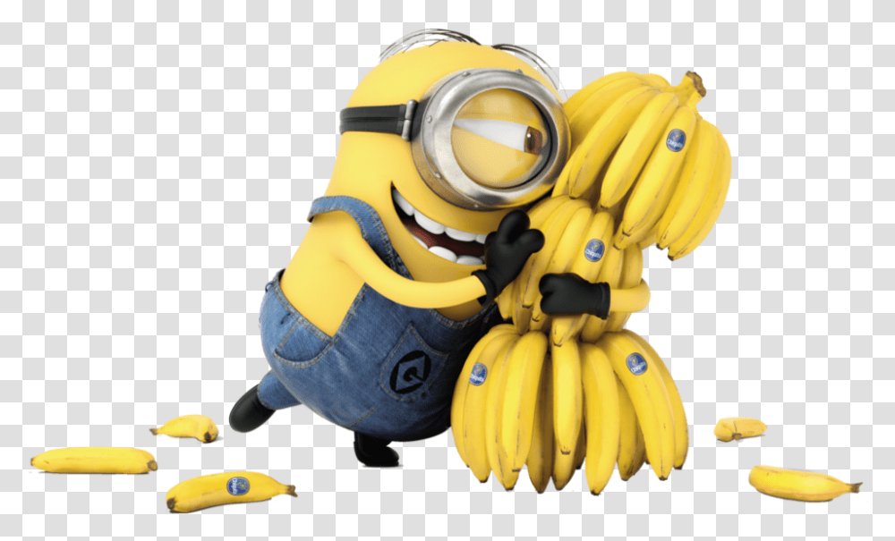 Minions With Banana, Plant, Fruit, Food, Person Transparent Png