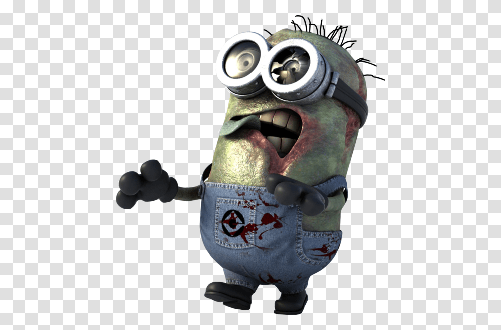Minions Zombie, Toy, Robot, Figurine, Mascot Transparent Png