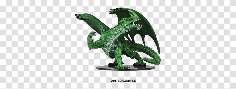 Minis Pf Gargantuan Green Dragon Young Green Dragon Miniature Transparent Png