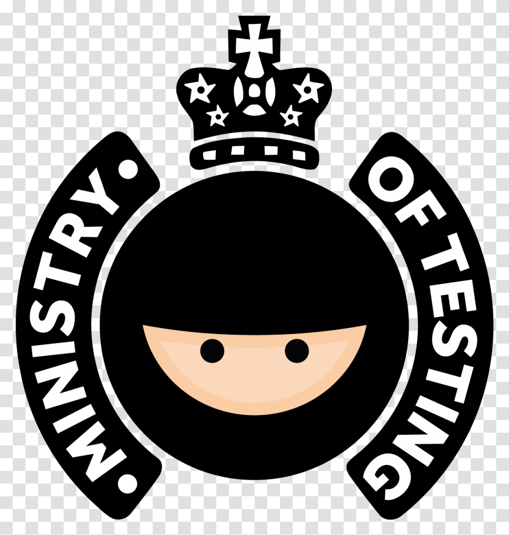 Ministry Of Testing Logo, Label, Hair, Stencil Transparent Png