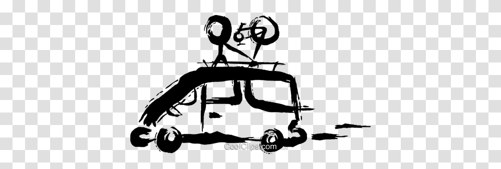 Minivans Royalty Free Vector Clip Art Illustration, Doodle, Drawing, Utility Pole Transparent Png