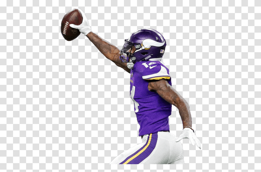 Minneapolis Miracle Stefon Diggs Hd, Apparel, Helmet, Person Transparent Png