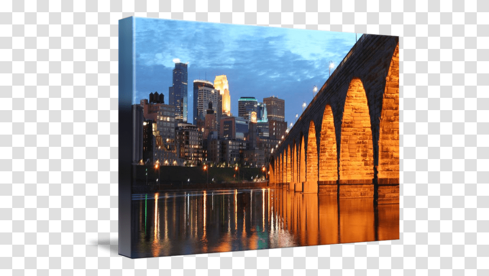 Minneapolis Skyline, Building, Architecture, Bridge, Arched Transparent Png