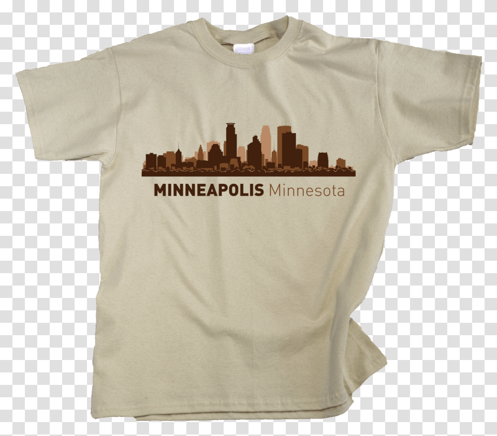 Minneapolis Skyline, Apparel, Sleeve, T-Shirt Transparent Png