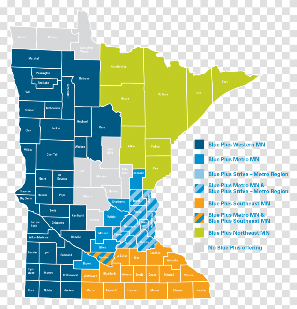 Minnesota Counties Vector, Map, Diagram, Plot, Bush Transparent Png