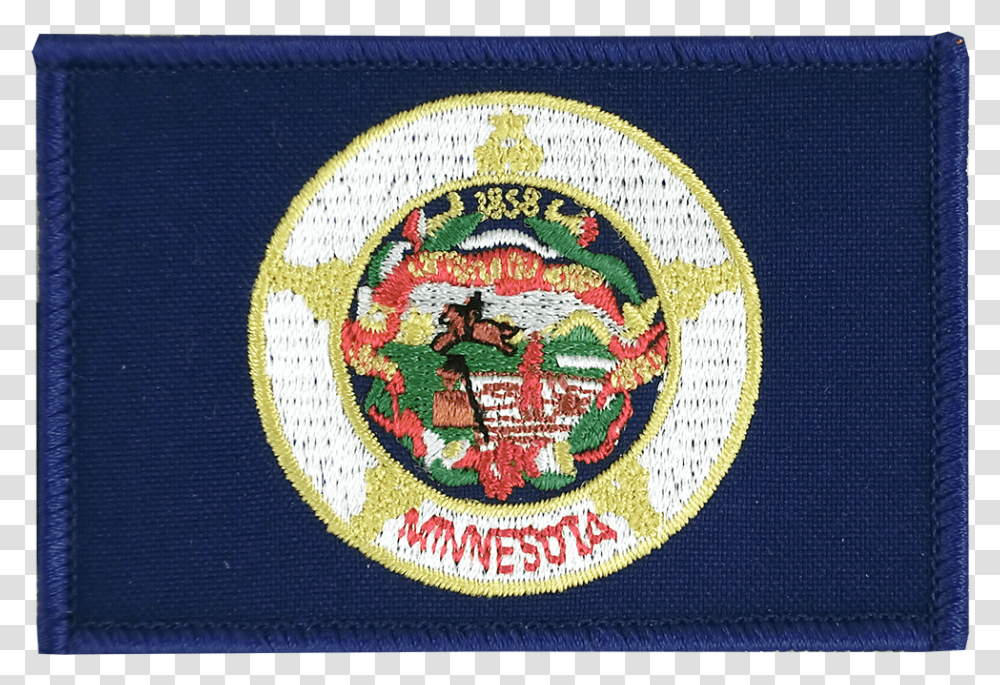 Minnesota Flag Patch Emblem, Logo, Trademark, Rug Transparent Png