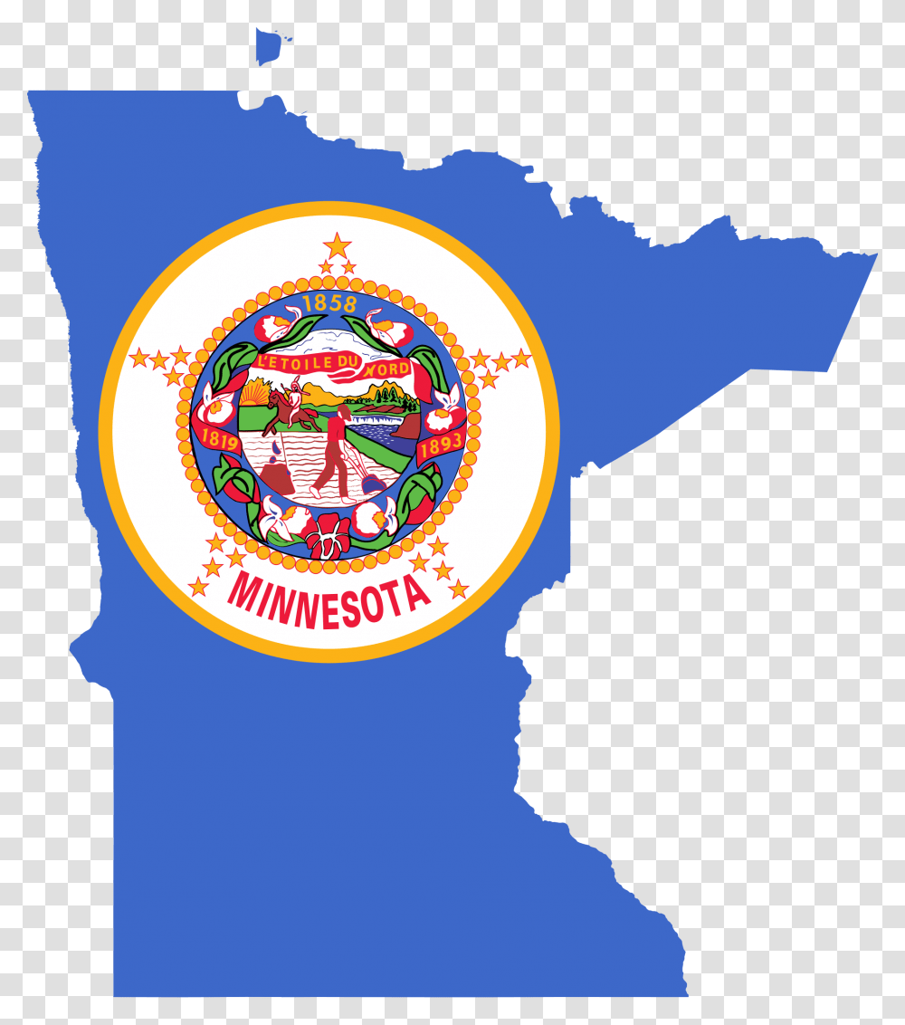 Minnesota State Flag 2017, Logo, Trademark, Poster Transparent Png