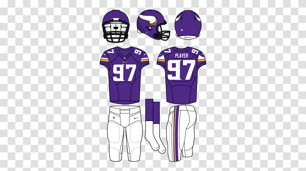 Minnesota Vikings Home Uniform National Football League Houston Texans Home Uniform, Clothing, Apparel, Shirt, Jersey Transparent Png