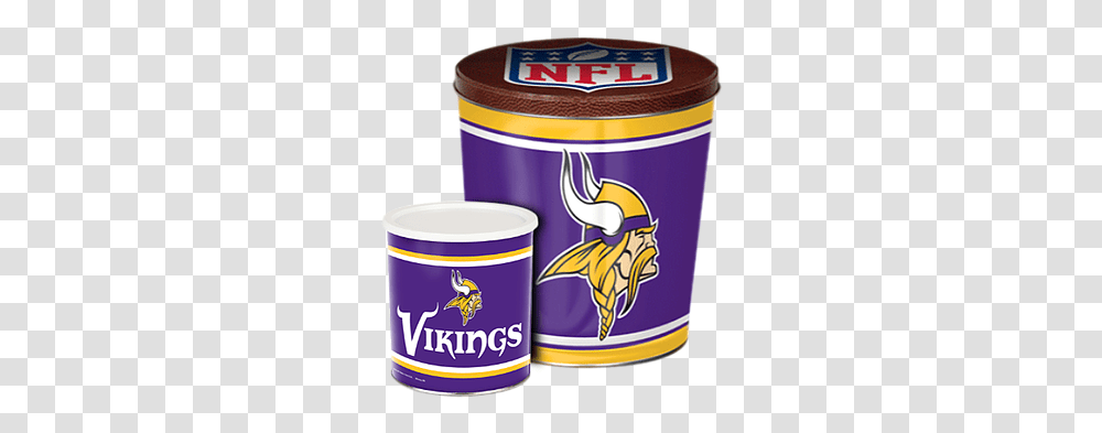 Minnesota Vikings Ice Cream, Dessert, Food, Tin, Aluminium Transparent Png