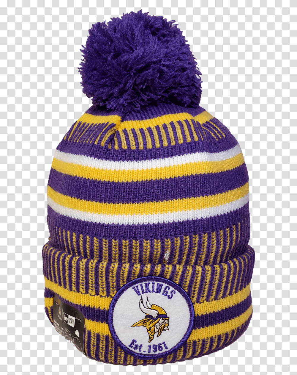 Minnesota Vikings Knit Pom Toque Nfl Sideline Beanie, Clothing, Apparel, Rug, Cap Transparent Png