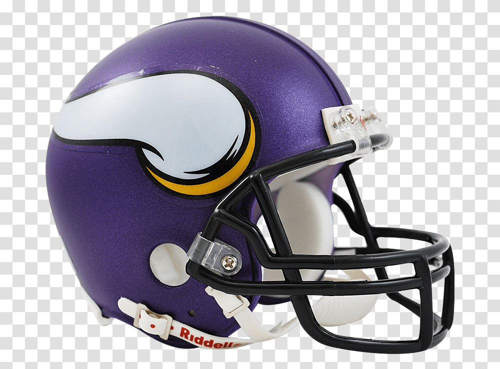 Minnesota Vikings Riddell Vsr4 Mini Helmet Minnesota Vikings Helmet, Apparel, Football Helmet, American Football Transparent Png