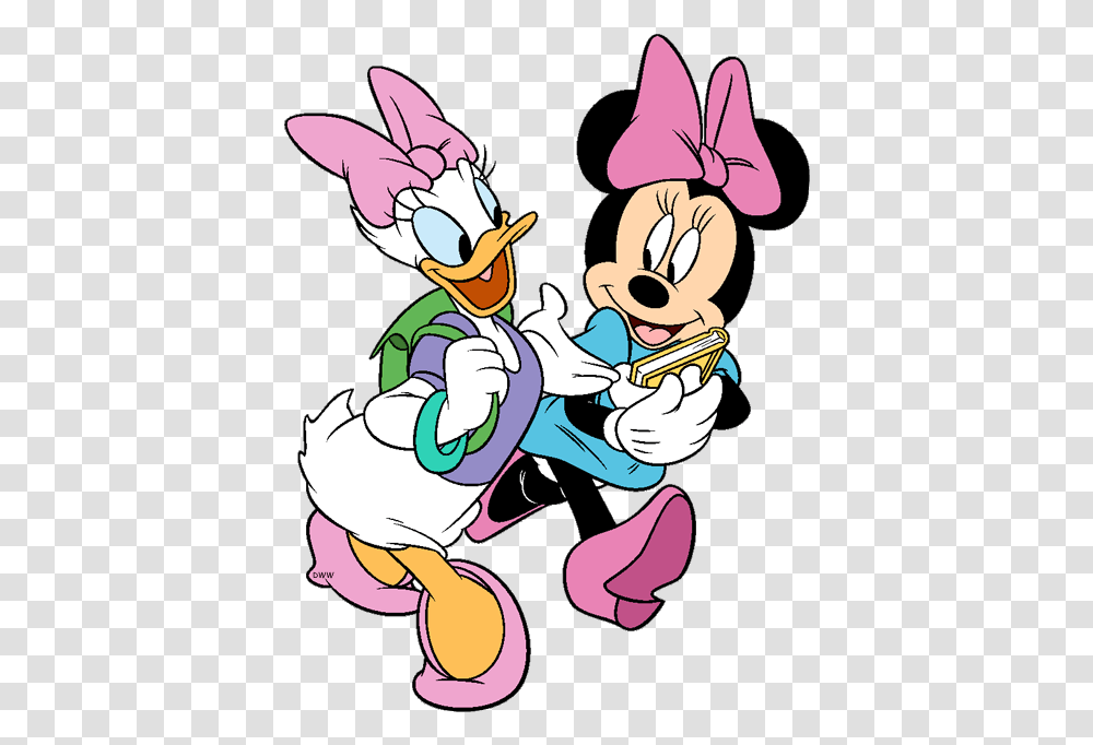 Minnie And Daisy Coloring Pages, Performer, Comics, Book Transparent Png