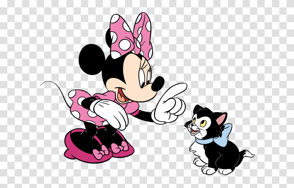 Minnie And Figaro, Cat Transparent Png
