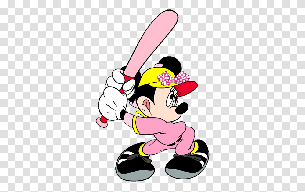 Minnie Baseball Mickey Mouse And Friends Mickey Mouse Coloring Pages, Sport, Sports, Team Sport, Softball Transparent Png